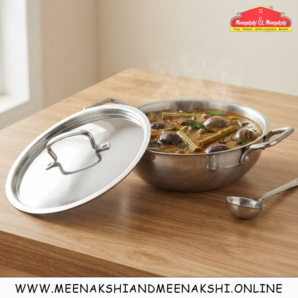 MM Maxi Triply Kadai With Lid