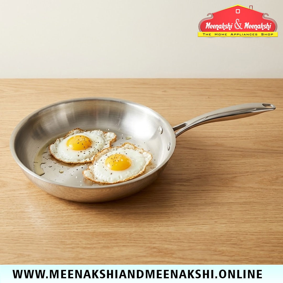 MM Maxi Triply Fry Pan With Lid