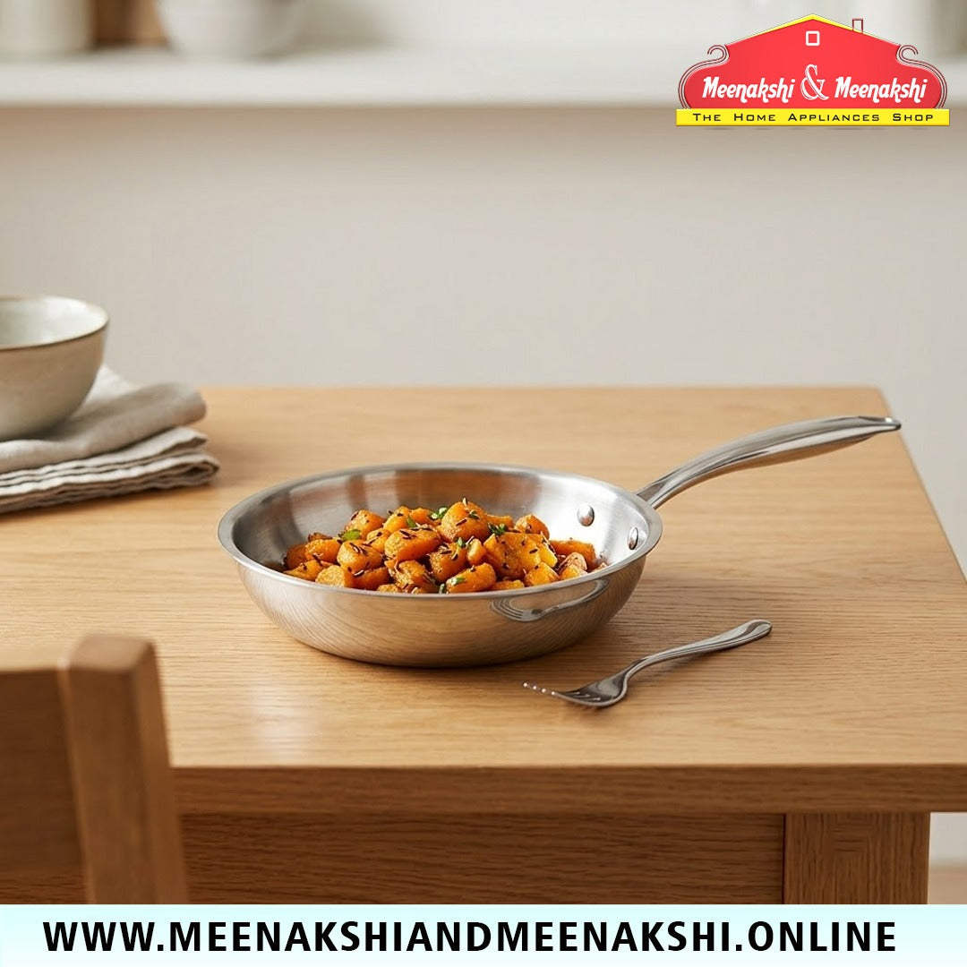MM Maxi Triply Fry Pan With Lid