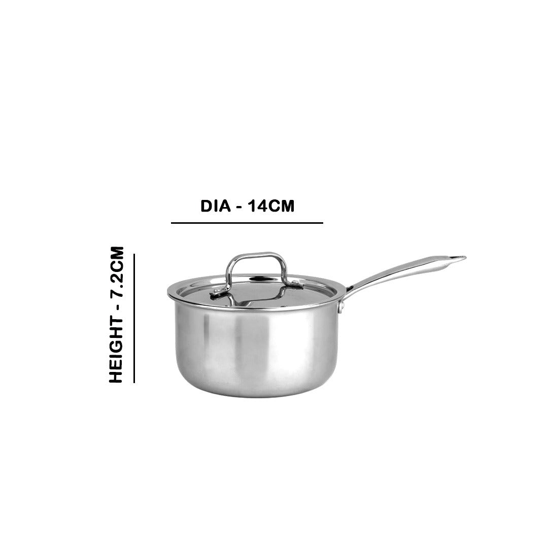 MM Maxi Triply Sauce Pan With Lid