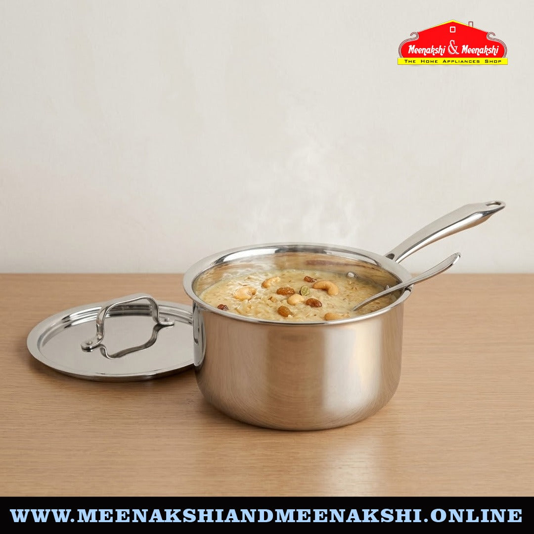 MM Maxi Triply Sauce Pan With Lid