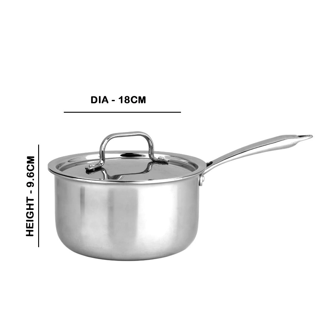 MM Maxi Triply Sauce Pan With Lid