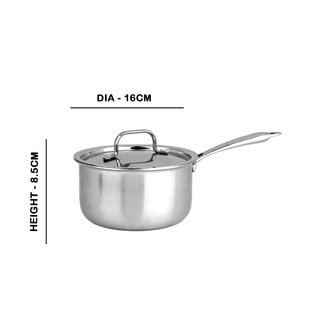 MM Maxi Triply Sauce Pan With Lid