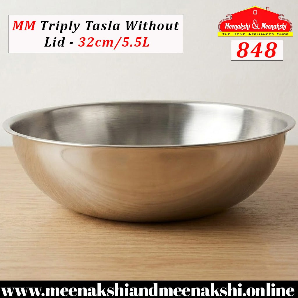 MM Triply Tasla Without Lid