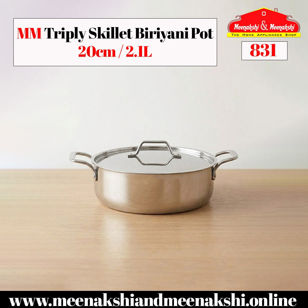 MM Triply Skillet Biriyani Pot