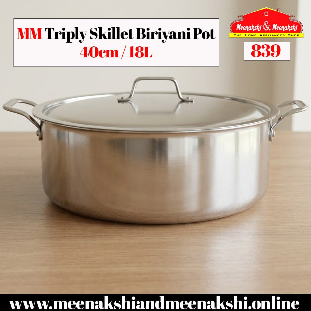 MM Triply Skillet Biriyani Pot