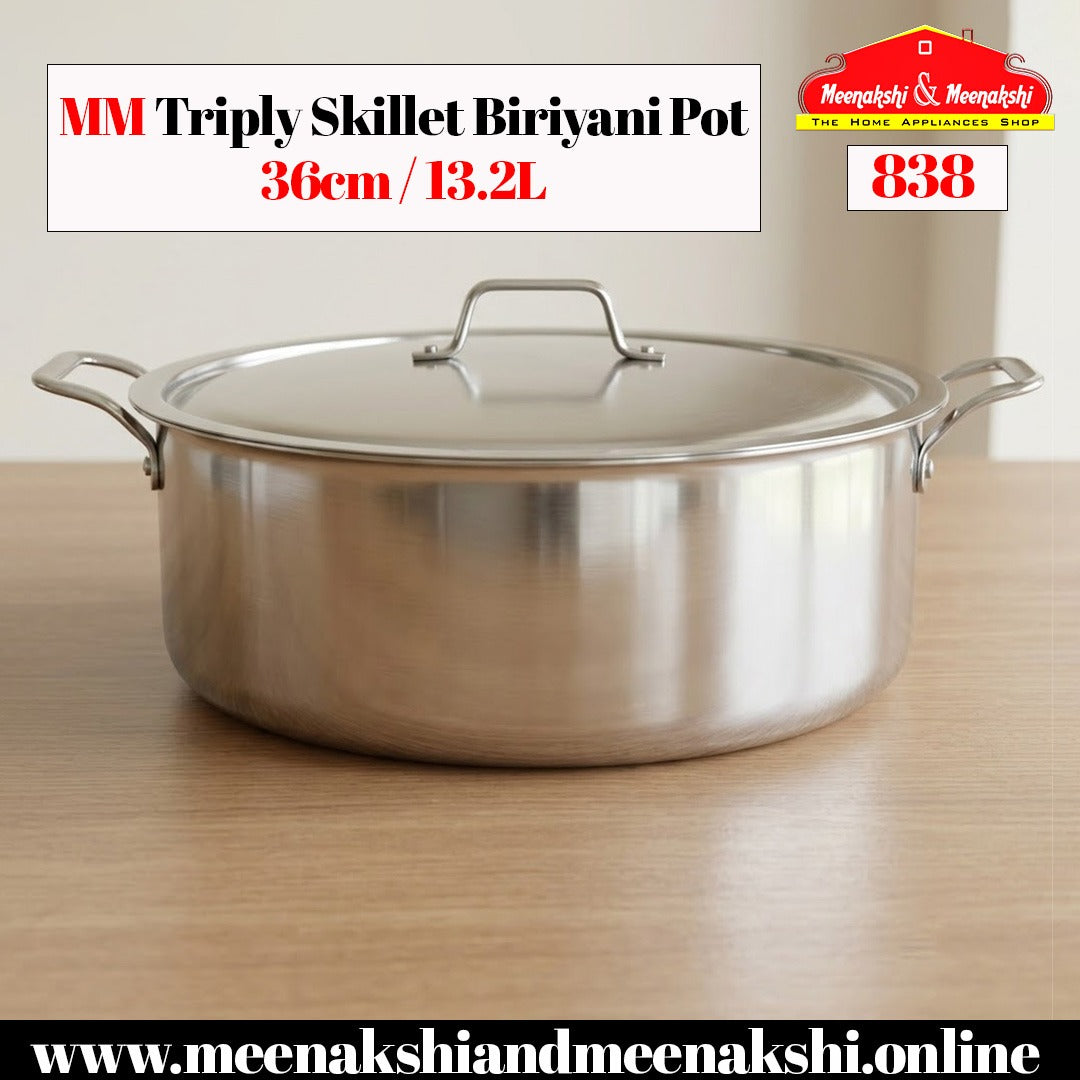 MM Triply Skillet Biriyani Pot