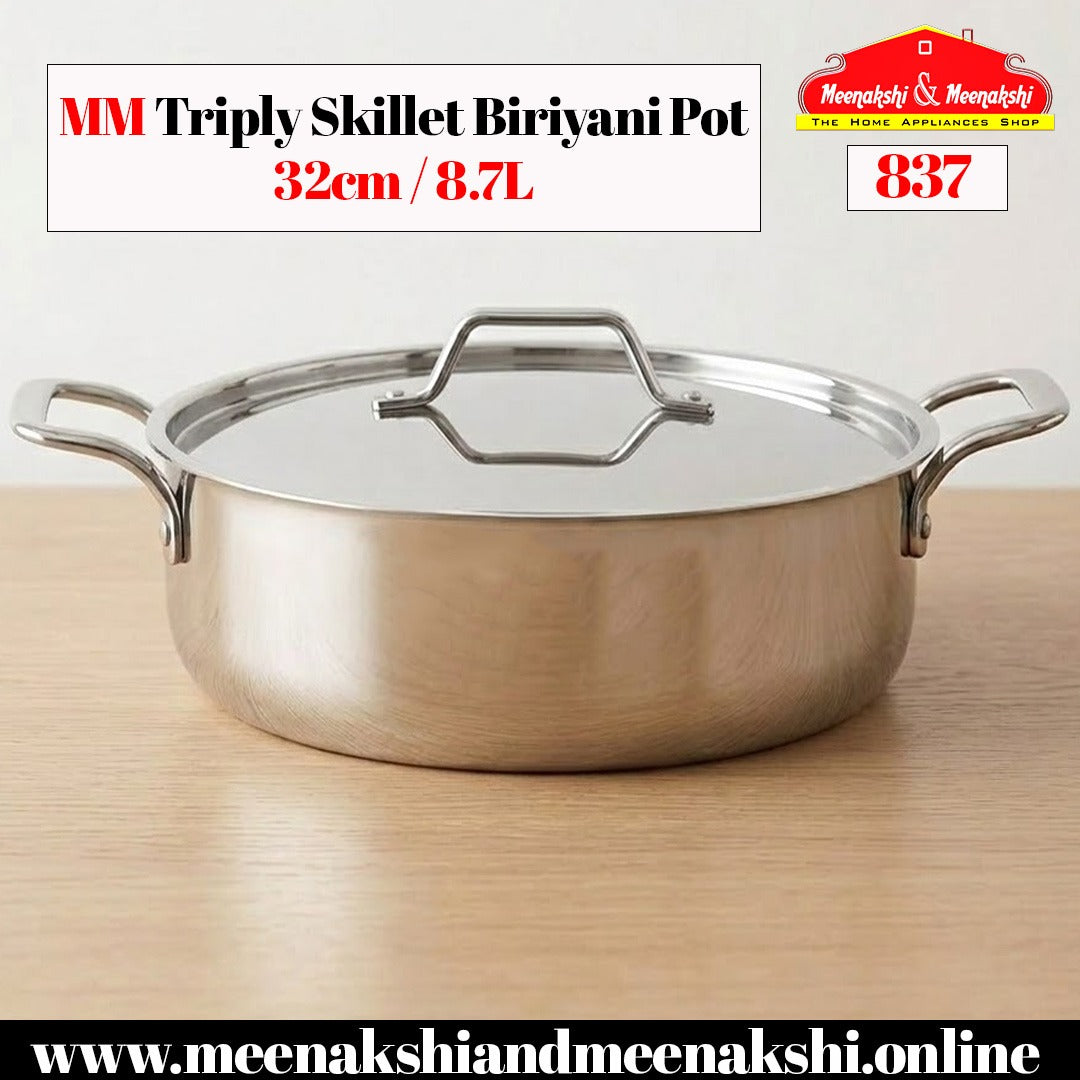 MM Triply Skillet Biriyani Pot