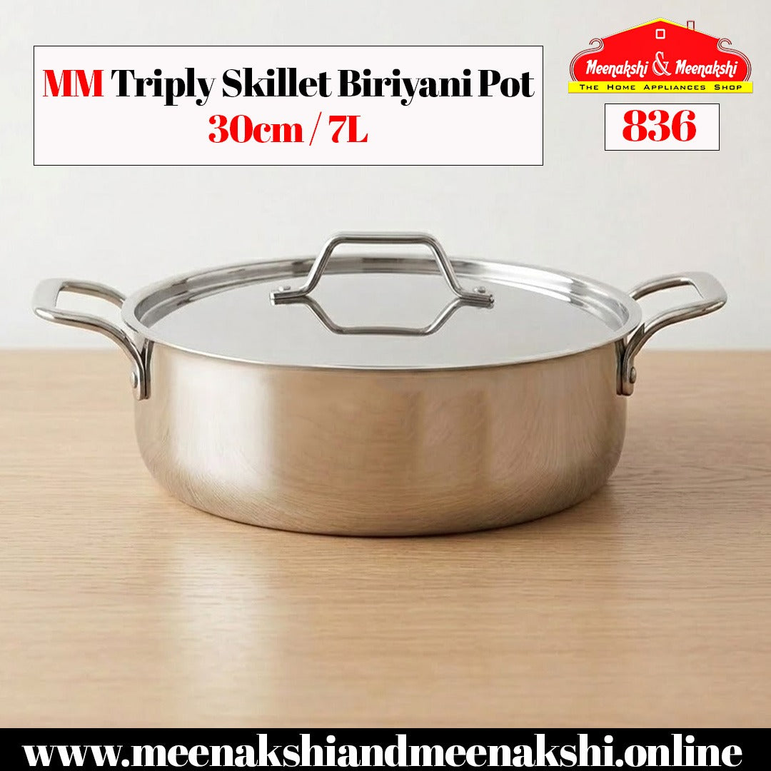 MM Triply Skillet Biriyani Pot