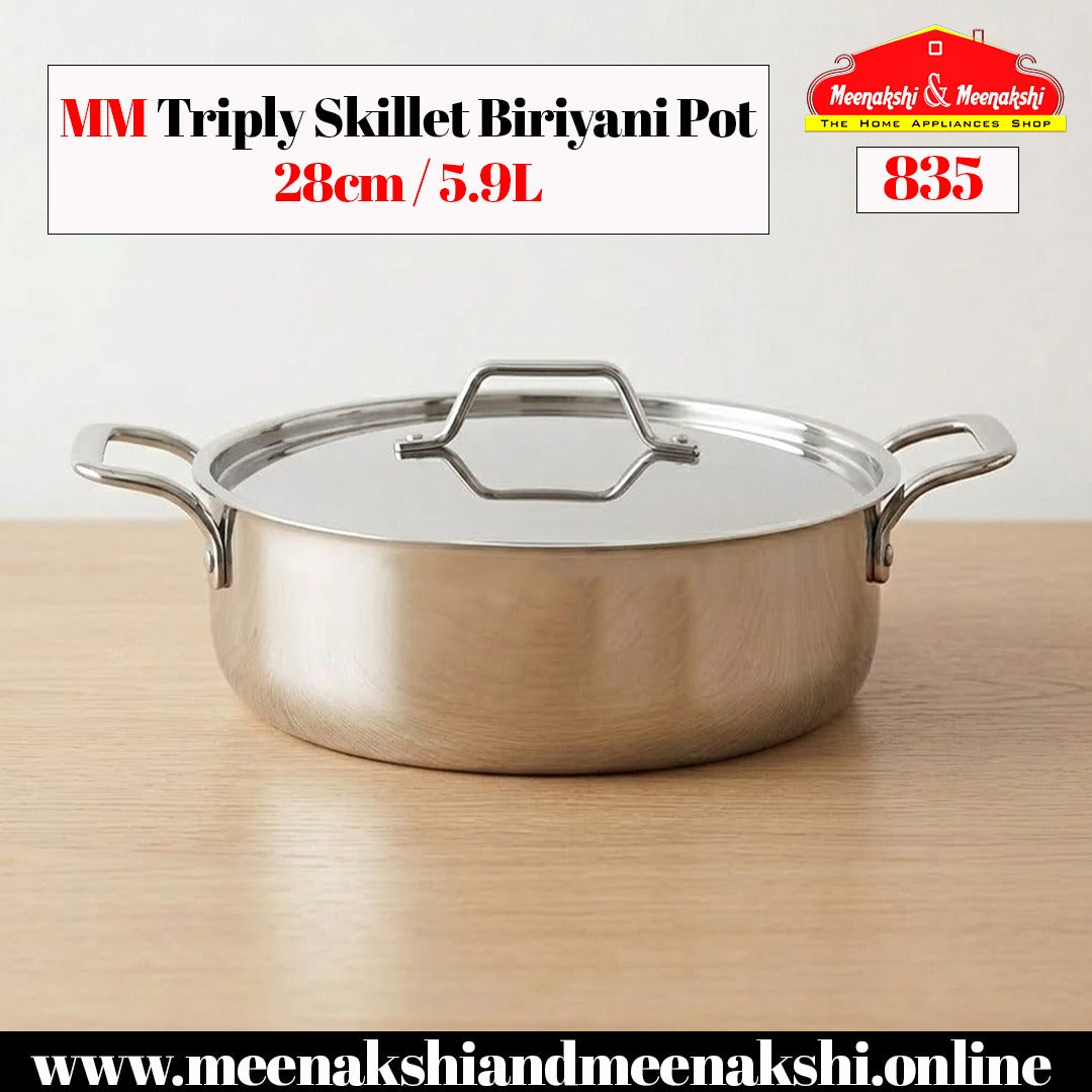 MM Triply Skillet Biriyani Pot