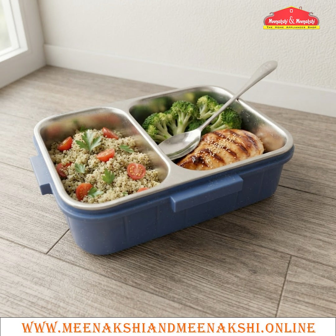 Bento 2 Partition Lunch Box 800ml + 80ml