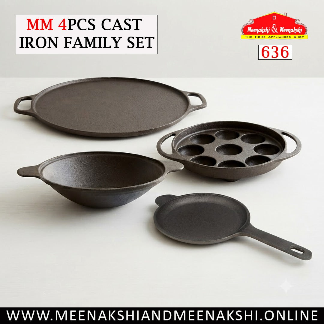 MM 4PCS Cast Iron Family Set 636
