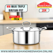 MM Maxi Triply Biriyani Pot 28cm/8.3L 164