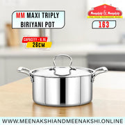 MM Maxi Triply Biriyani Pot 26cm/6.9L 163
