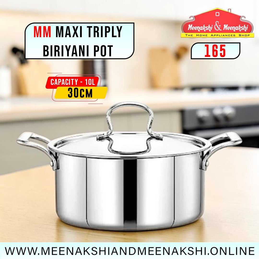 MM Maxi Triply Biriyani Pot 30cm/10L 165