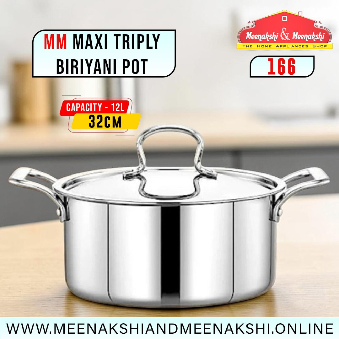 MM Maxi Triply Biriyani Pot 32cm/12L 166