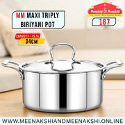 MM Maxi Triply Biriyani Pot 34cm/15.5L 167