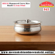 MM SS Hammered Curve Rice Handi