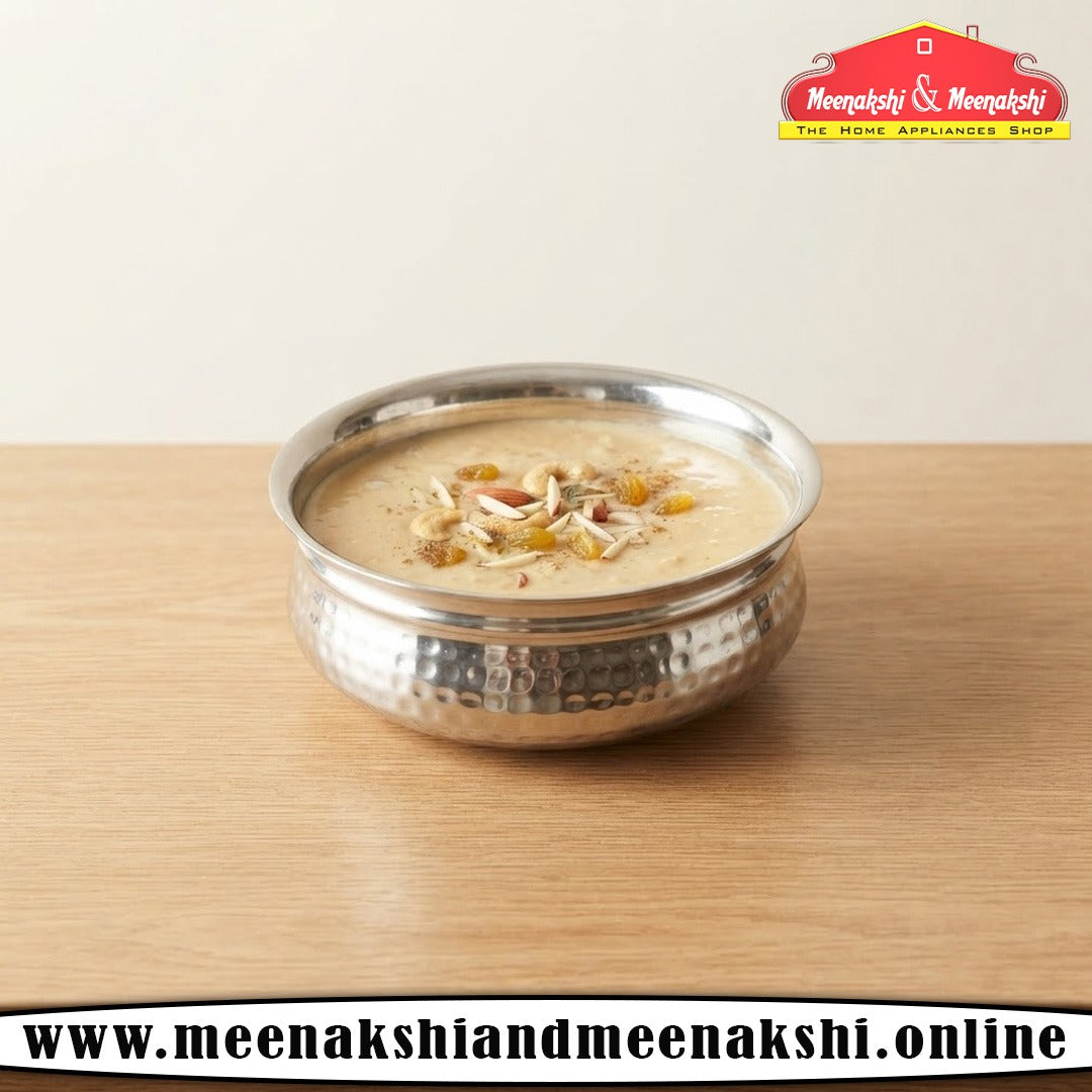 MM SS Hammered Curve Rice Handi