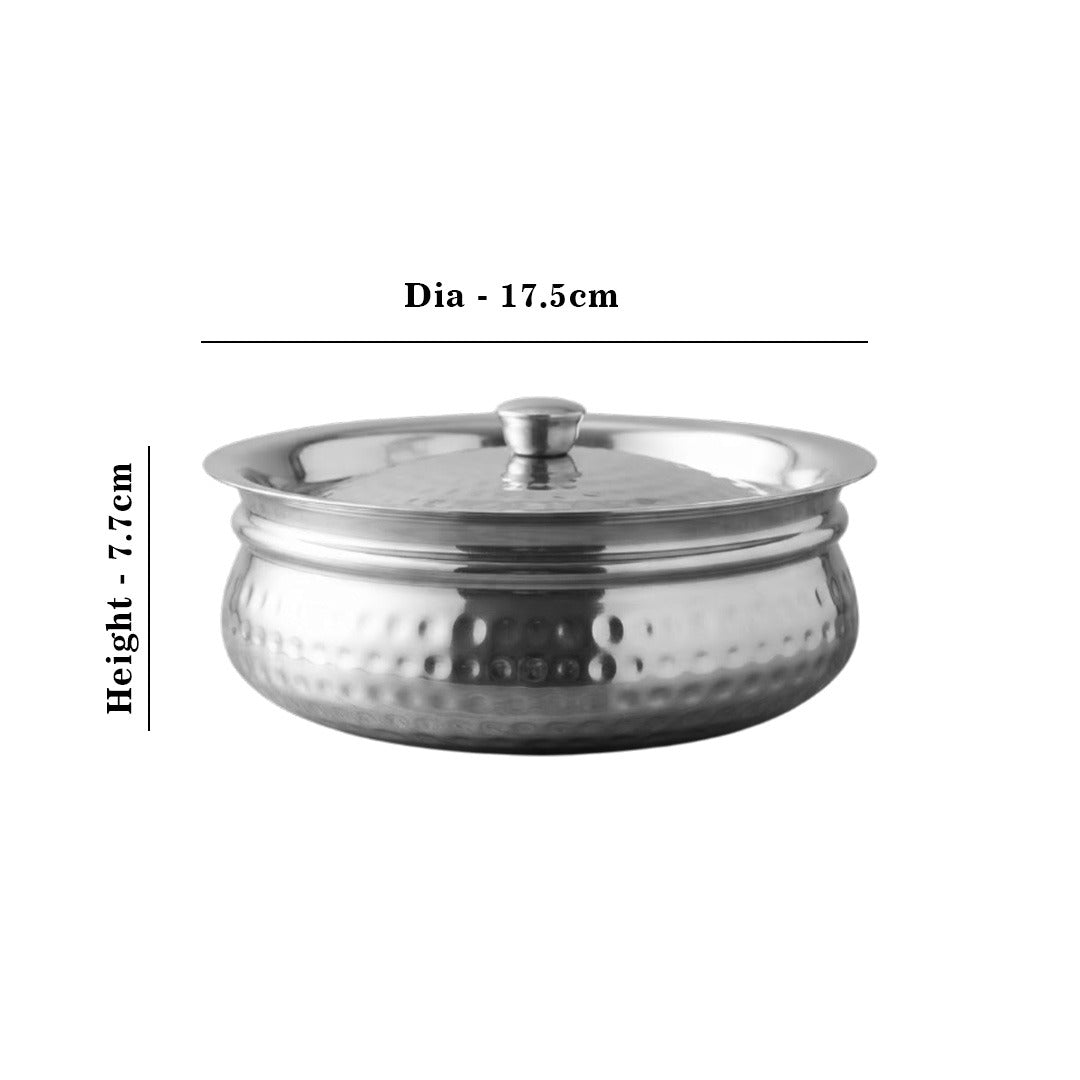MM SS Hammered Curve Rice Handi