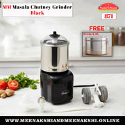MM Masala Chutney Grinder Black