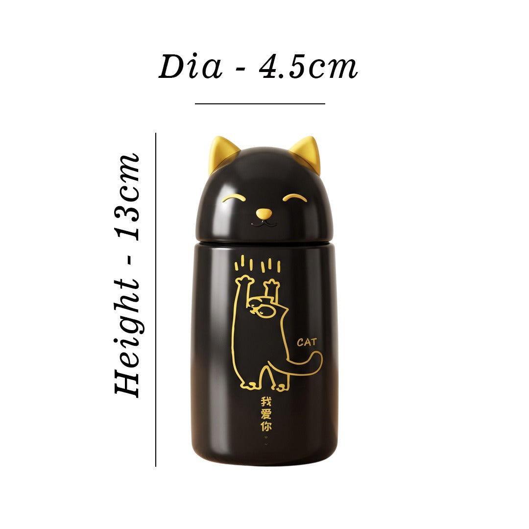 Cat Mini Hot & Cold Vacuum Bottle 260ml