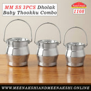 MM SS 3PCS Dholak Baby Thookku Combo