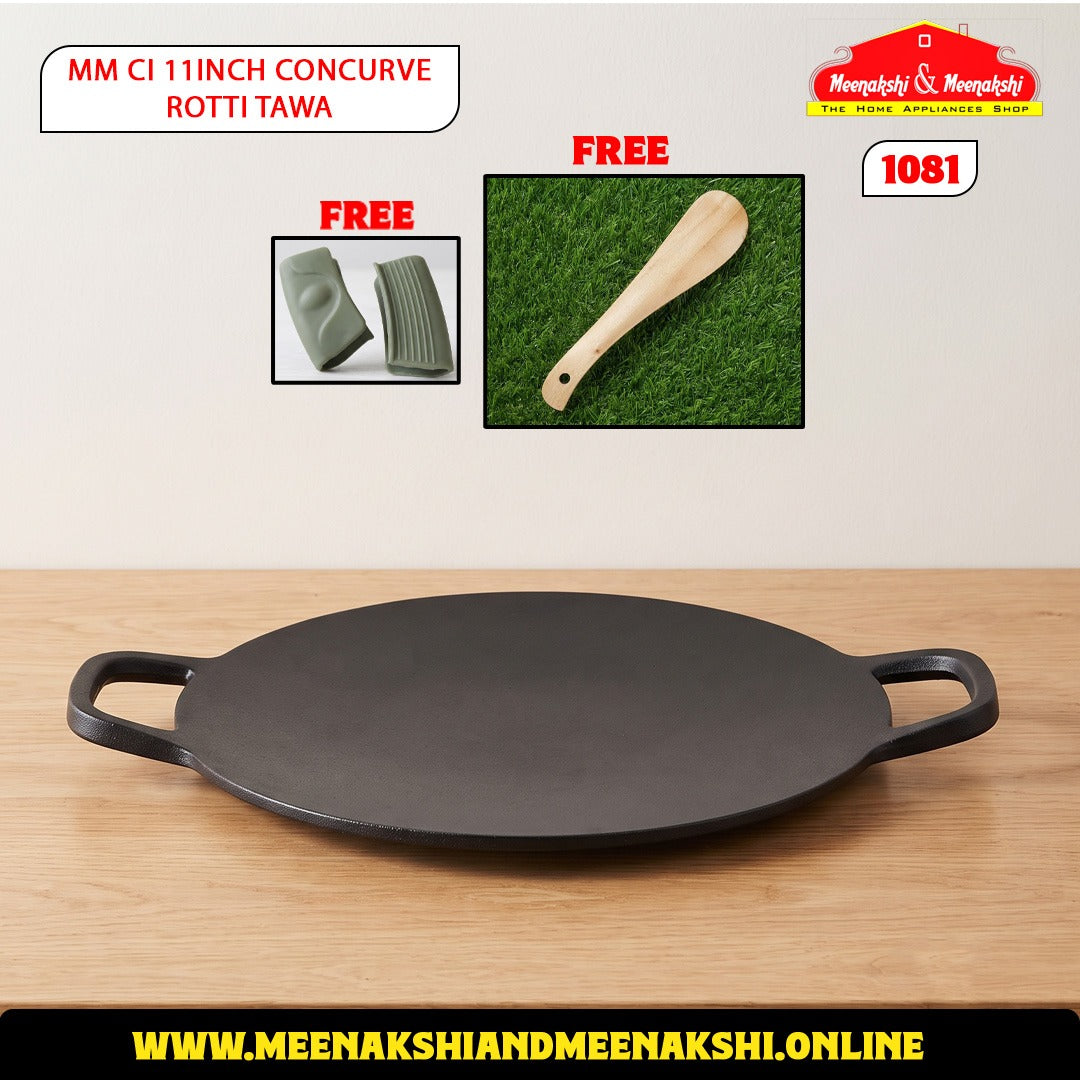 MM CI 11inch Concave Rotti Tawa 1081