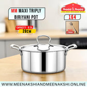 MM Maxi Triply Biriyani Pot 28cm/8.3L 164