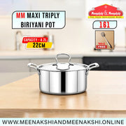 MM Maxi Triply Biriyani Pot 22cm/4.2L 161