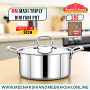 MM Maxi Triply Biriyani Pot 30cm/10L 165