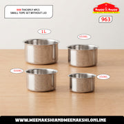 MM Thickply 4PCS Small Tope Set Without LID 963